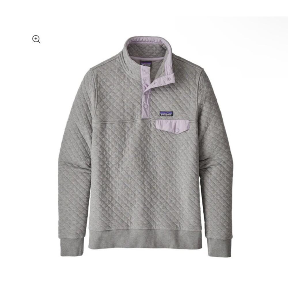 EUC Patagonia Organic Cotton Quilt Snap-T Pullover sz: XS